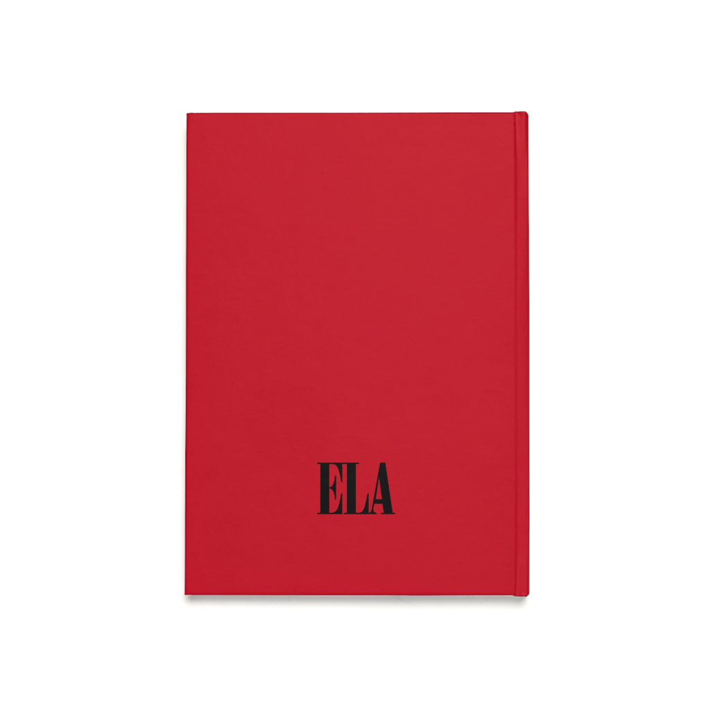 Healing Is Political journal | Hardcover A5 notebook, retro computer ELA design