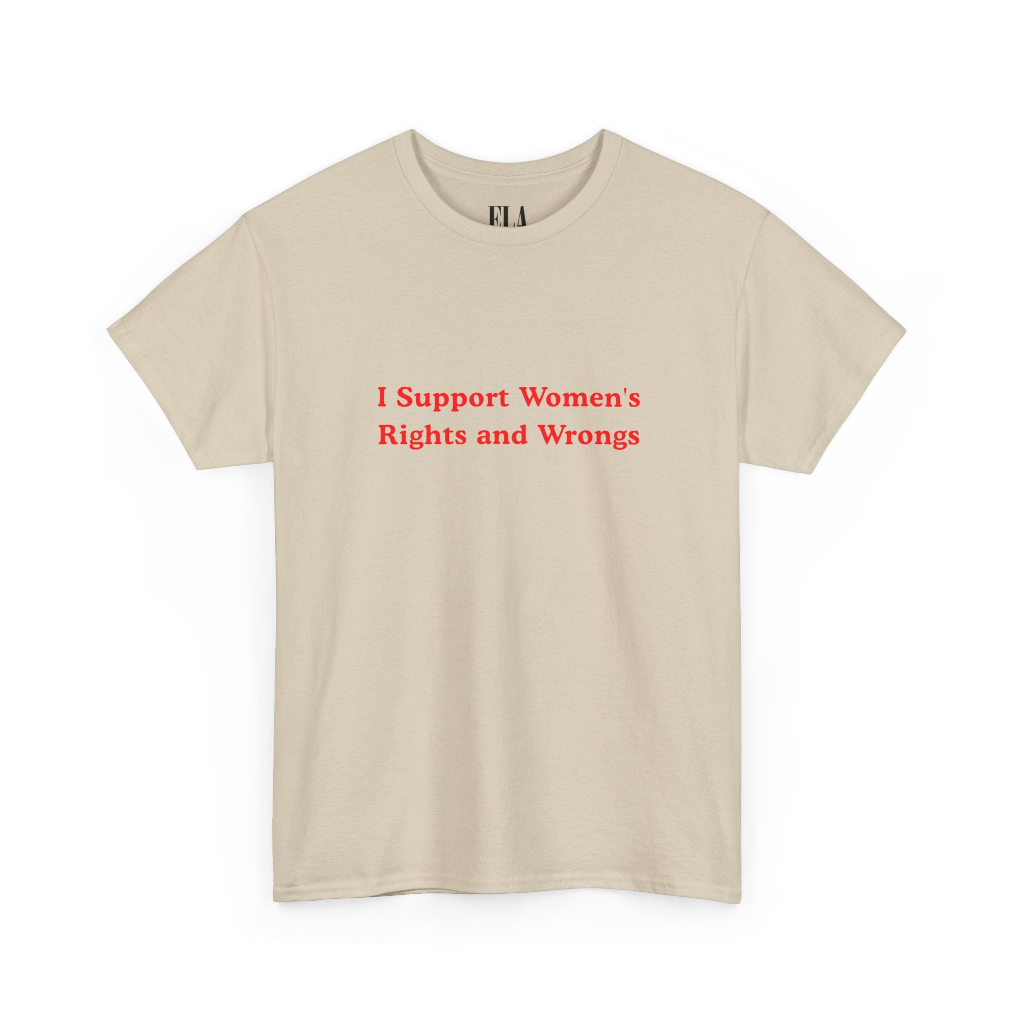 I Support Women's Rights And Wrongs Baby Tee, Feminism Baby Tee Shirt, Y2K Retro Baby Tee, Funny Feminist T Shirt, Women Shirt