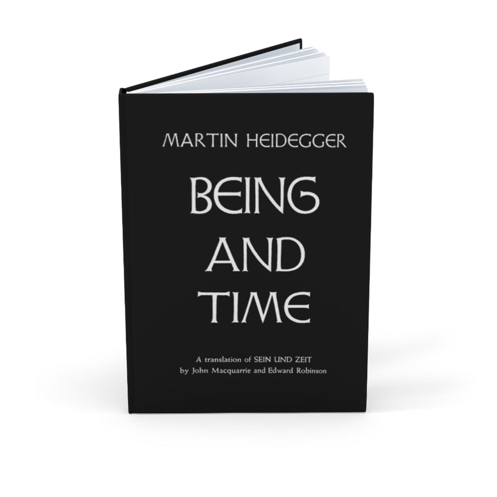 Being and Time Hardcover Journal, Philosophical Book Cover A5 Notebook