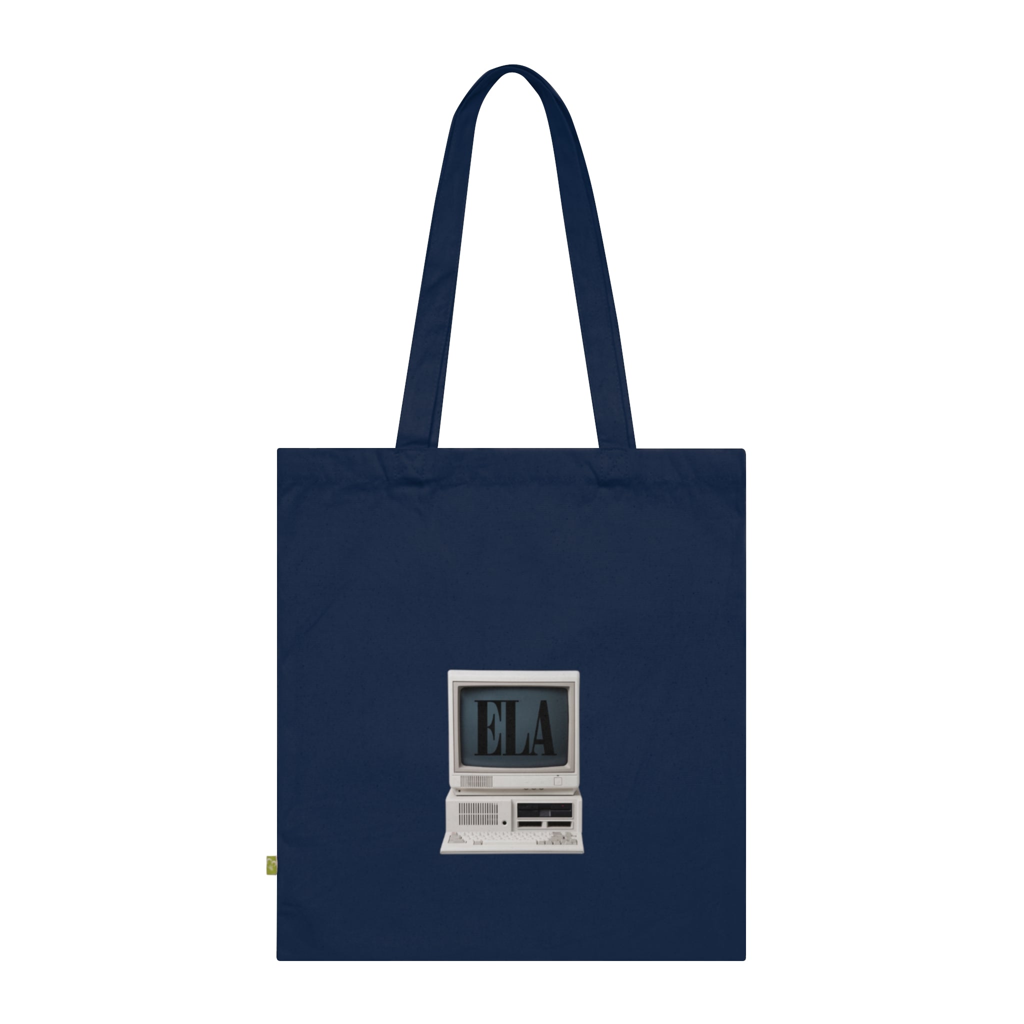Retro Computer Monogram Tote Bag