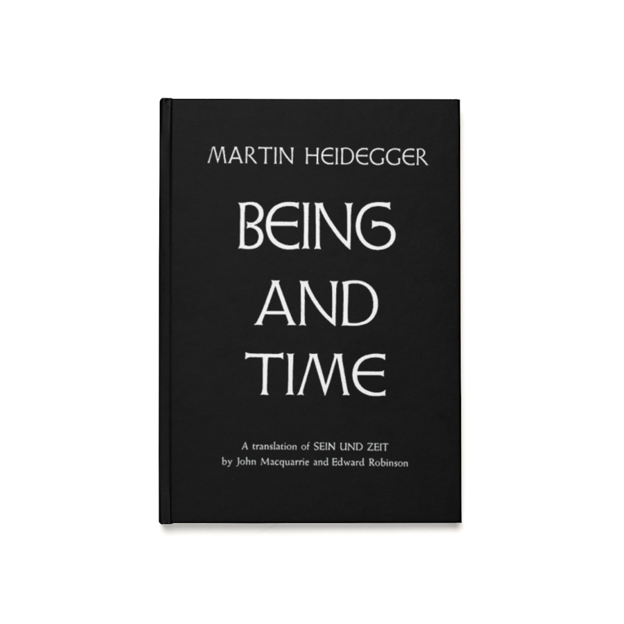 Being and Time Hardcover Journal, Philosophical Book Cover A5 Notebook