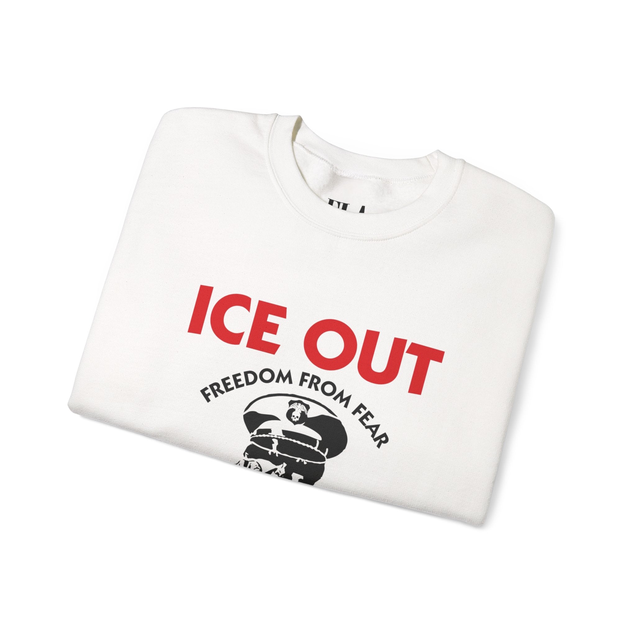 Freedom From Fear Ice Out of Minnesota Crewneck Sweatshirt | Activist Apparel | Social Justice Rally