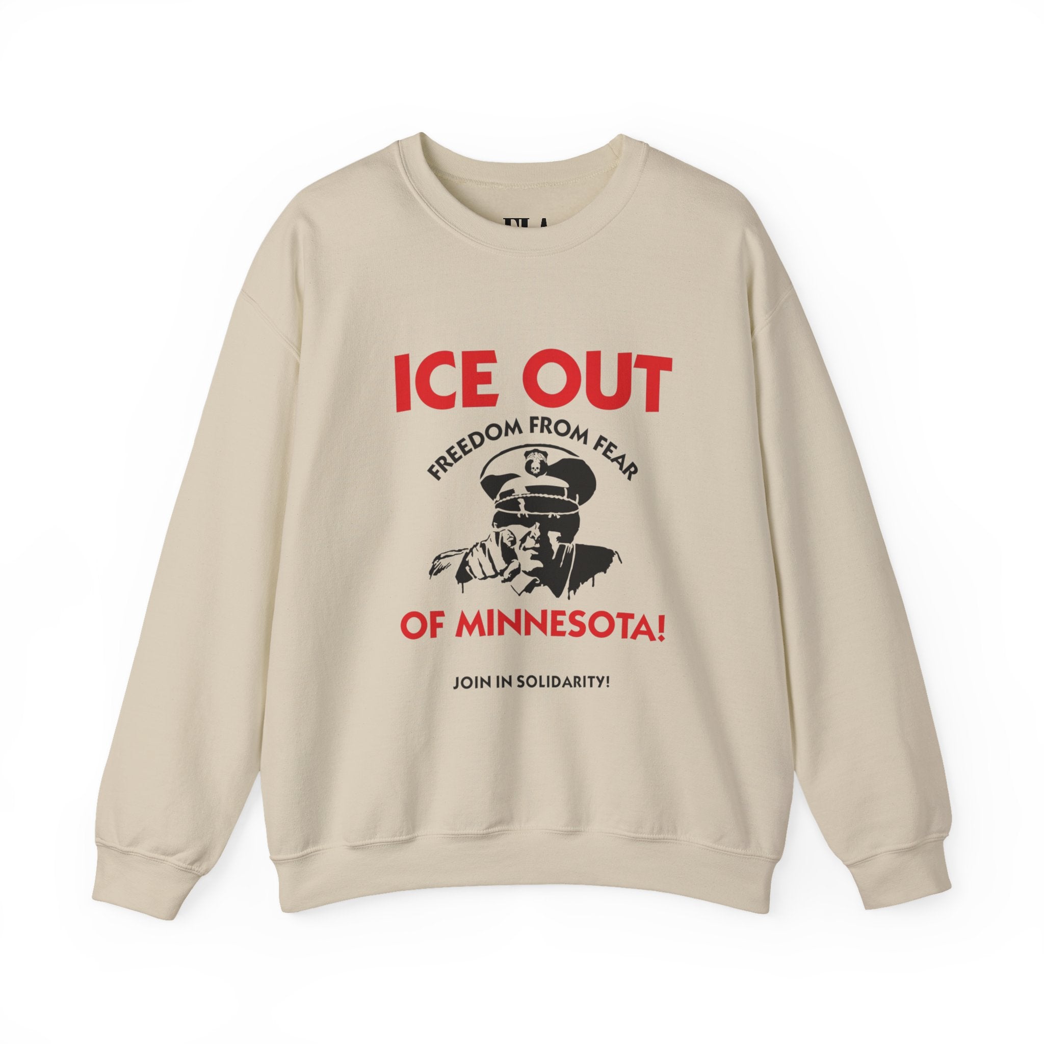 Freedom From Fear Ice Out of Minnesota Crewneck Sweatshirt | Activist Apparel | Social Justice Rally
